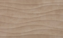 Фото Ecoceramic плитка для стін Vanguard Waves Taupe 33.3x55