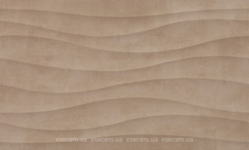 Фото Ecoceramic плитка настенная Vanguard Waves Taupe 33.3x55