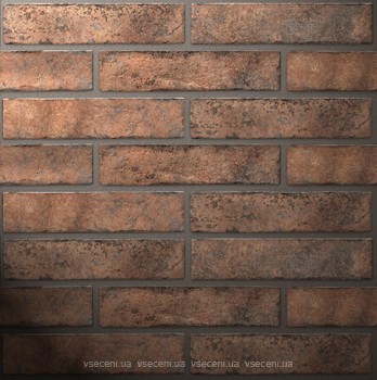 Фото Golden Tile плитка для стін Brickstyle Westminster помаранчева 6x25 (24P020)