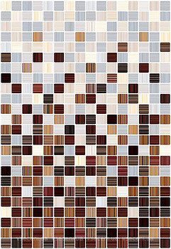 Фото Керамін плитка мозаїчна Гламур 3З мікс 27.5x40
