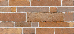 Фото Inter Cerama плитка настенная Brick красно-коричневая 23x50 (235050022)