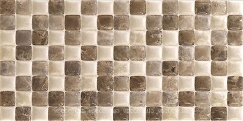 Фото Alaplana Ceramica плитка для стін Liquid Marmol Marron 25x50