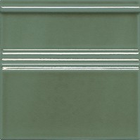 Фото Adex цоколь Modernista Rodapie Clasico C/C Verde Oscuro 15x15 (ADMO5205)