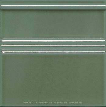 Фото Adex цоколь Modernista Rodapie Clasico C/C Verde Oscuro 15x15 (ADMO5205)