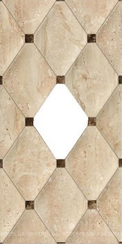 Фото STN Ceramica декор вирізний Orion Ventana Travertino 25x50