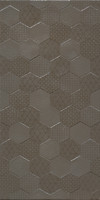 Фото Kale плитка для стін Grafen RM-8203 Hexagon Brown 30x60