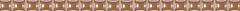 Фото Grand Kerama бордюр Олівець розрізний бежевий люстрований 1.3x25