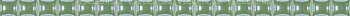 Фото Grand Kerama бордюр Карандаш разрезной зеленый люстрированный 1.3x25