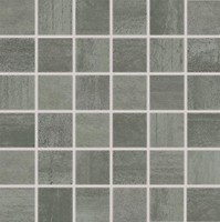 Фото Rako мозаїка Rush темно-сіра 29.8x29.8 Куб 4.8x4.8 (WDM06522)