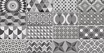 Фото Equipe Ceramicas плитка настенная Metro Patchwork B&W 7.5x15