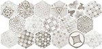 Фото Equipe Ceramicas плитка Hexatile Garden Grey 17.5x20