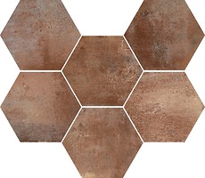 Фото Ragno ceramica плитка Epoca Cotto Scuro 18.2x21 (R55R)