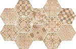 Фото Ragno ceramica декор Epoca Decoro Cementine Rosa 18.2x21 (R55U)