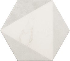 Фото Equipe Ceramicas плитка Carrara Hexagon Peak 17.5x20