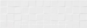 Фото Cersanit плитка для стін Simple Art Cubes White Structure 20x60