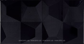 Фото Fanal плитка настінна Cube Relieve Negro 32.5x60