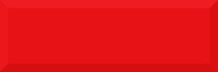 Фото Absolut Keramika плитка настінна Monocolor Biselado Rojo Brillo 10x30