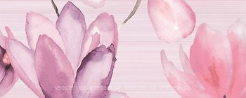 Фото Golden Tile декор Flora рожевий 20x50 (1В5311)