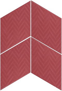 Фото Equipe Ceramicas плитка Rhombus Red 14x24