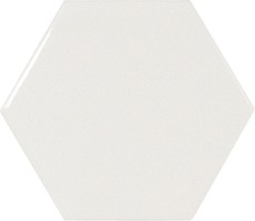 Фото Equipe Ceramicas плитка для стін Scale Hexagon White 10.7x12.4