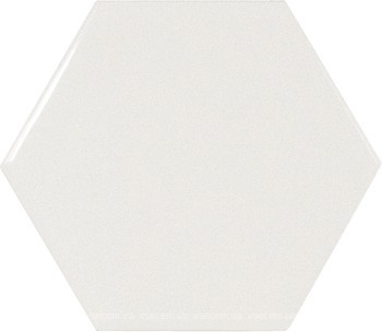 Фото Equipe Ceramicas плитка для стін Scale Hexagon White 10.7x12.4