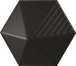 Фото Equipe Ceramicas плитка настенная Magical Umbrella Black Mate 10.7x12.4