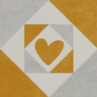 Фото Pamesa плитка для підлоги Agatha Via Cuore Naranja 22.3x22.3