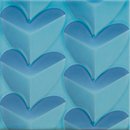 Фото Pamesa плитка для стін Agatha Mille Cuori Turquesa 25x25