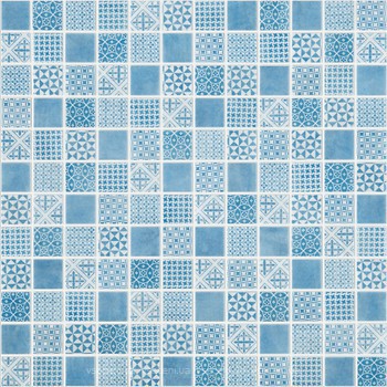 Фото Vidrepur мозаїка Impressions Hydraulic Born Blue 31.5x31.5