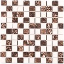 Фото Kotto Ceramica мозаїка CM 3022 C2 Brown/White 30x30