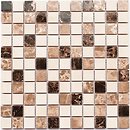 Фото Kotto Ceramica мозаїка CM 3024 C2 Brown/Beige/White 30x30