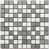 Фото Kotto Ceramica мозаїка CM 3030 C2 Gray/White 30x30