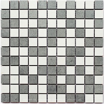 Фото Kotto Ceramica мозаїка CM 3030 C2 Gray/White 30x30
