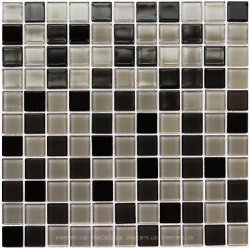 Фото Kotto Ceramica мозаїка GM 4008 C3 Black/Gray M/Gray W 30x30