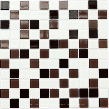 Фото Kotto Ceramica мозаїка GM 4011 C3 Coffe D/Coffe M/White 30x30