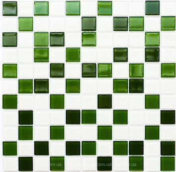 Фото Kotto Ceramica мозаїка GM 4030 C3 Green D/Green M/White 30x30