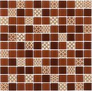 Фото Kotto Ceramica мозаїка GM 4054 C3 Brown D/Brown M/Structure 30x30
