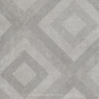 Фото Golden Tile декор Terragres Stonehenge Mod серый 60x60 (442540)