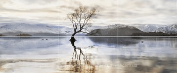 Фото Golden Tile декор-панно Wanaka бежевый 50x120 (GT038P) (комплект 6 шт)