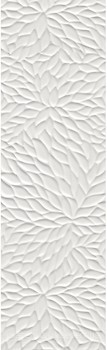 Фото Kale плитка для стін Wabi RP-6960R Shiro Crystal White Matte 34x111