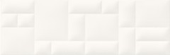 Фото Opoczno плитка для стін Pillow Game White Structure 29x89