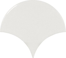Фото Equipe Ceramicas плитка для стін Scale Fan White 10.6x12