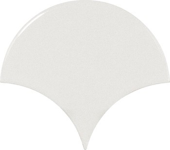 Фото Equipe Ceramicas плитка настенная Scale Fan White 10.6x12