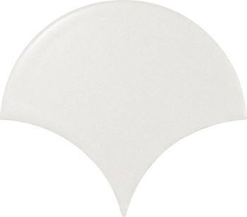 Фото Equipe Ceramicas плитка для стін Scale Fan White Matt 10.6x12
