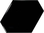 Фото Equipe Ceramicas плитка для стін Scale Benzene Black 10.8x12.4