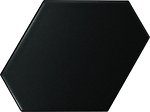 Фото Equipe Ceramicas плитка для стін Scale Benzene Black Matt 10.8x12.4