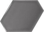 Фото Equipe Ceramicas плитка для стін Scale Benzene Dark Grey 10.8x12.4