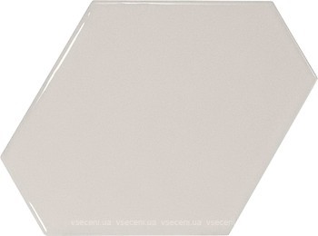 Фото Equipe Ceramicas плитка для стін Scale Benzene Light Grey 10.8x12.4