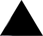 Фото Equipe Ceramicas плитка для стін Scale Triangolo Black 10.8x12.4
