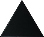Фото Equipe Ceramicas плитка для стін Scale Triangolo Black Matt 10.8x12.4